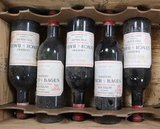 Five bottles of Lynch Bages 1970